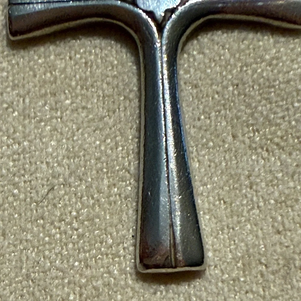 Retired James Avery Sterling Silver Descending Dove Serenity Cross Pendant EUC - Picture 12 of 14